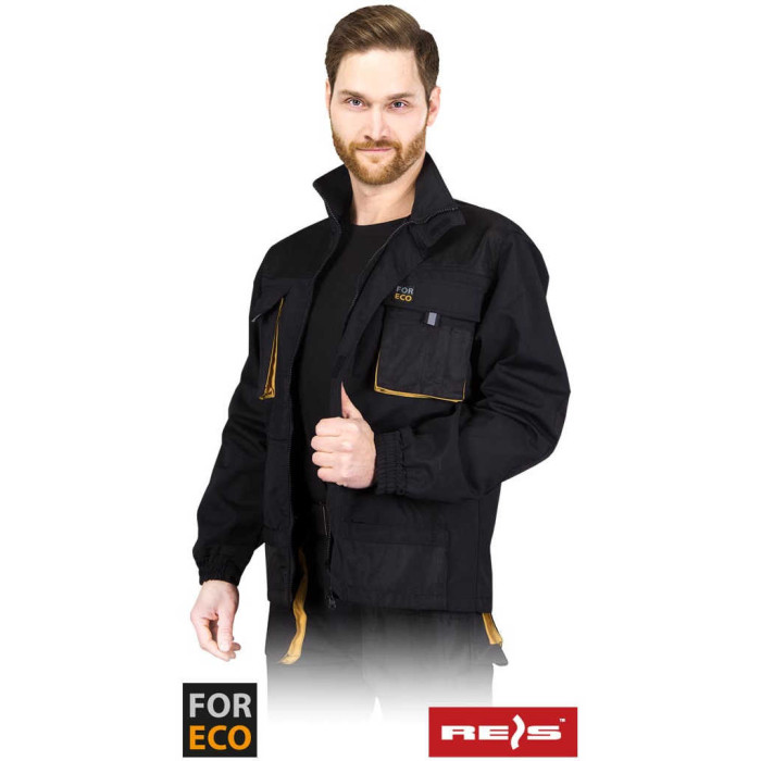 BLUZA ROBOCZA REIS FORECO FORECO-J CZARNO-ŻÓŁTA
