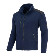 BLUZA ROBOCZA PROCERA 350G WZMOCNIONA Z POLARU CZARNA MORO