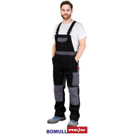SPODNIE ROBOCZE REIS S-WINTER OGRODNICZKI OCIEPLANE CZARNE