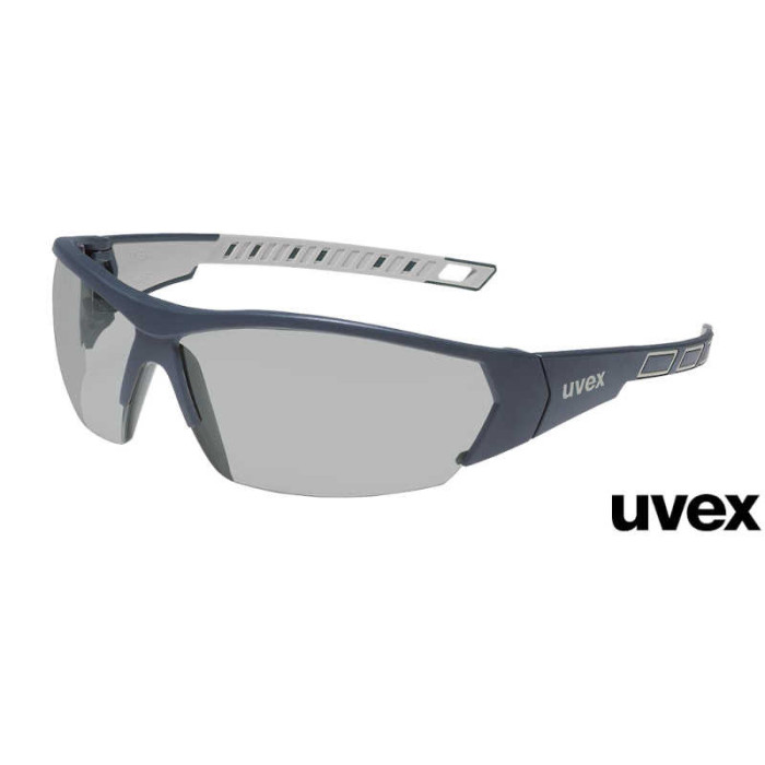 OKULARY OCHRONNE UVEX I-WORKS UX-OO-WORKS UV Z POLIWĘGLANU OP. 5 PAR SZARE