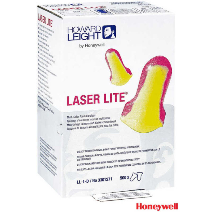 ZATYCZKI DO USZU HONEYWELL LASER LITE LS500 HW-OSZ-LASERLITE5 PRZECIWHAŁASOWE OP.500 PAR ŻÓŁTO-RÓŻOWE