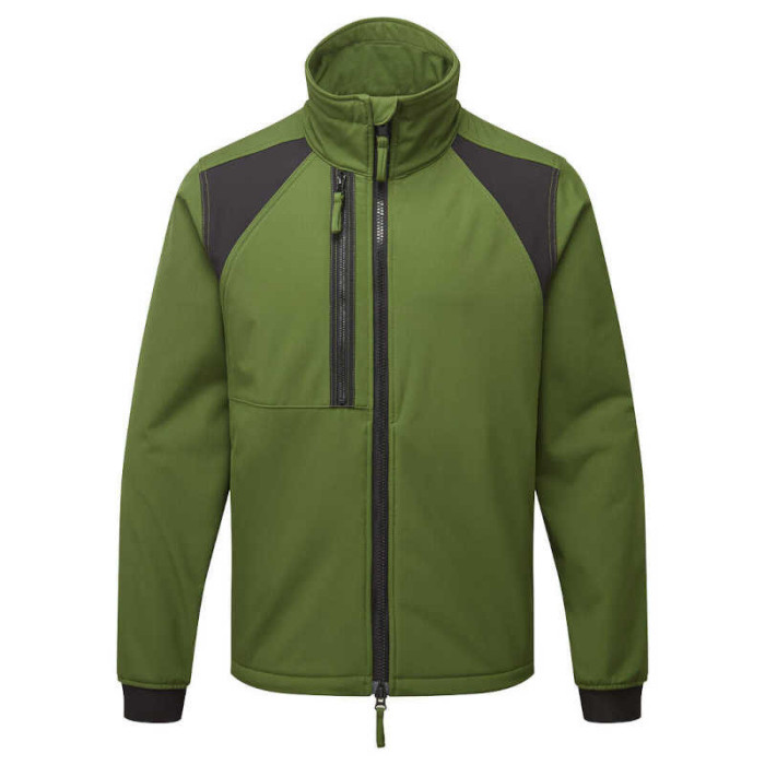 KURTKA ROBOCZA PORTWEST SOFTSHELL WX2 (2L) PRW-CD870 WODOODPORNA OCIEPLANA POLAREM OLIWKOWA