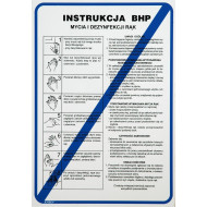 ZNAK BEZPIECZEŃSTWA ANRO INSTRUKCJA BHP NA STANOWISKU SPAWACZA PŁYTA PCV