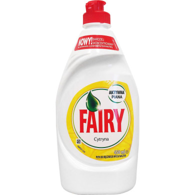 PŁYN DO MYCIA NACZYŃ FAIRY FAIRY-PL450CYT 450ml CYTRYNOWY