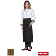 FARTUCH ROBOCZY REIS GRANDE PRZEDNI Z JEANSU CIEMNOSZARY