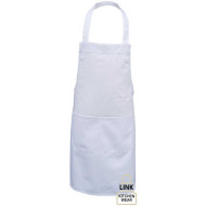 FARTUCH ROBOCZY LINK KITCHEN WEAR FPB-2K PRZEDNI 240g/m2 SZARY