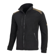 BLUZA ROBOCZA PROCERA 350G Z POLARU CZARNO-SZARA