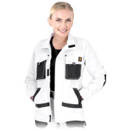 BLUZA ROBOCZA OGRIFOX OX-FIO-J DAMSKA SZARO-CZARNO-JASNOSZARA