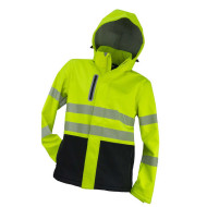 KURTKA ROBOCZA URGENT 981 2W1 ODBLASKOWA SOFTSHELL ŻÓŁTO-CZARNA