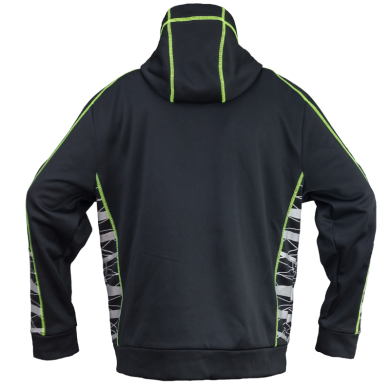 BLUZA ROBOCZA URGENT URG-922 Z KAPTUREM CZARNO-SZARA