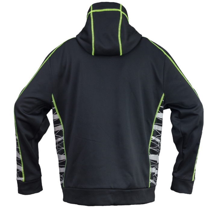 BLUZA ROBOCZA URGENT URG-922 Z KAPTUREM CZARNO-SZARA