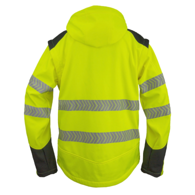 KURTKA ROBOCZA URGENT 981 2W1 ODBLASKOWA SOFTSHELL ŻÓŁTO-CZARNA