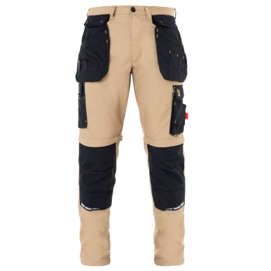 SPODNIE ROBOCZE PROCERA ZEUS DO PASA 2W1 KHAKI