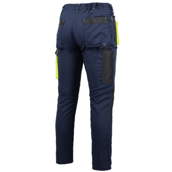 SPODNIE ROBOCZE PROCERA PROMAN STRETCH 250 DO PASA GRANATOWE