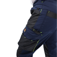 SPODNIE ROBOCZE PROCERA PROMAN STRETCH 250 DO PASA GRANATOWE