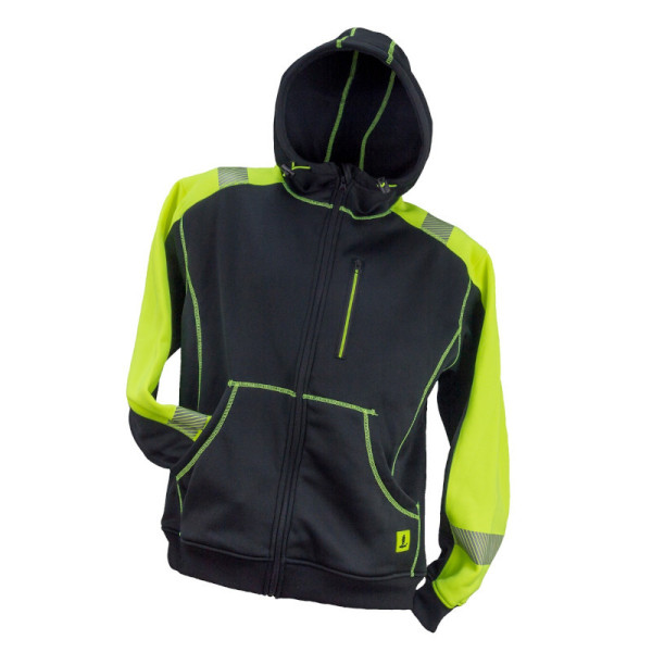 BLUZA ROBOCZA URGENT 923 Z KAPTUREM CZARNO-ŻÓŁTA