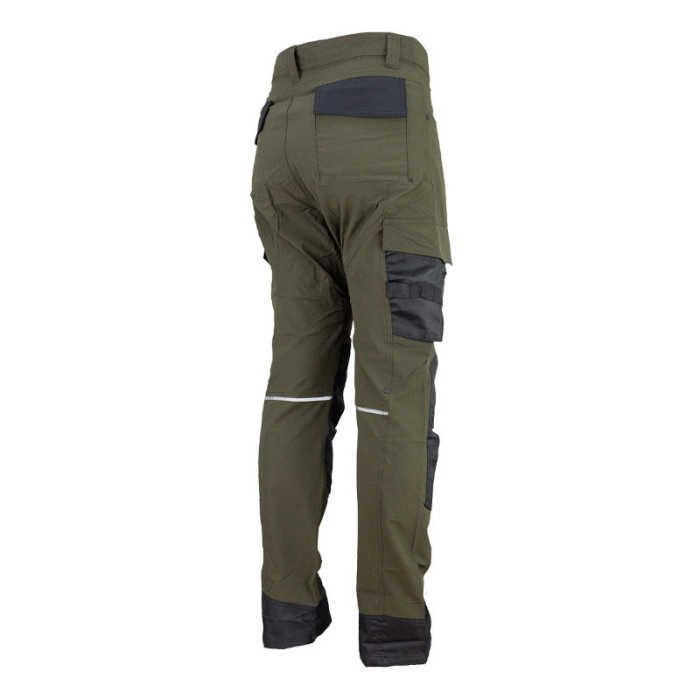 SPODNIE ROBOCZE URGENT 768 DO PASA OUTDOOR 190g OLIWKOWE