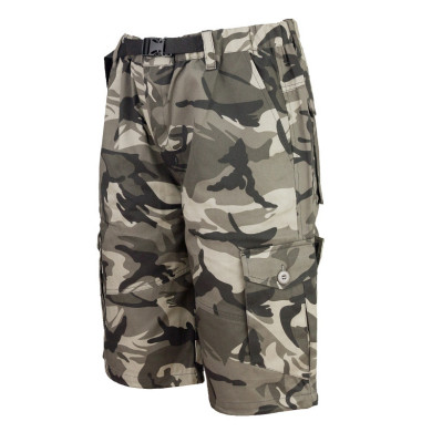 SZORTY ROBOCZE URGENT CAMO GREY 100% BAWEŁNA 250 g/m2 MORO