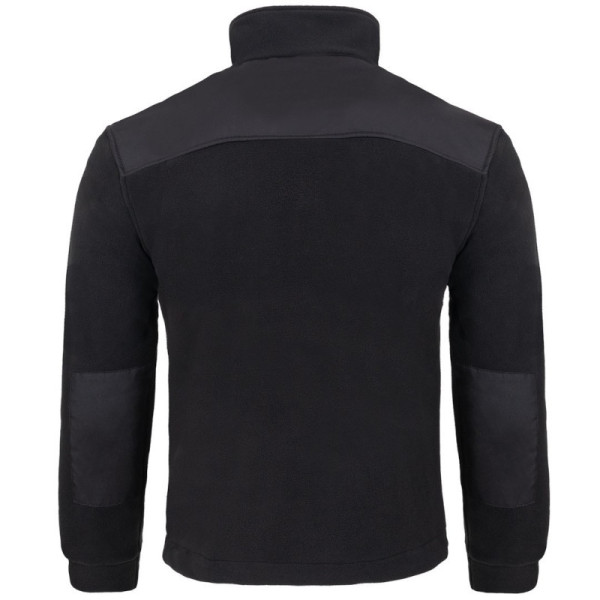 BLUZA ROBOCZA PREMIUM JHK FLRA 340 Z POLARU ZE WZMOCNIENIAMI CZARNA
