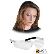 OKULARY OCHRONNE MCR BEARKAT MCR-BEARKAT POLIWĘGLANOWE Z FILTREM UV OP. 10 PAR TRANSPARENTNE