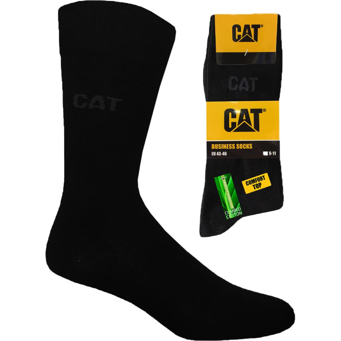 SKARPETY CAT 75% BAWEŁNA OP. 5 SZT. CZARNE