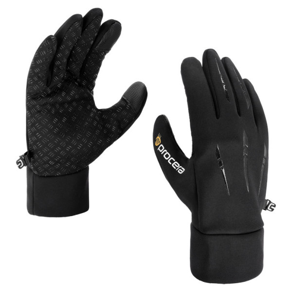RĘKAWICE ROBOCZE PROCERA X-WINDGRIP OCIEPLANE ERGONOMICZNE SOFTSHELL CZARNE