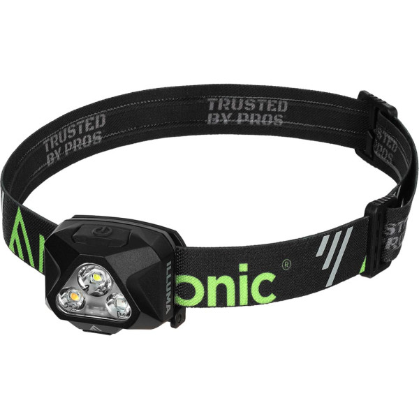 LATARKA CZOŁOWA MACTRONIC ILLUMA USB-C ODPORNA NA DESZCZ CZARNA