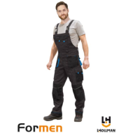 SPODNIE ROBOCZE LEEBER-HOLLMAN LH-FMN-B OGRODNICZKI NIEBIESKO-CZARNO-SZARE