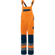 SPODNIE ROBOCZE DELTA PLUS M1SA2HV OGRODNICZKI OSTRZEGAWCZE ŻÓŁTO-FLUO-GRANATOWE