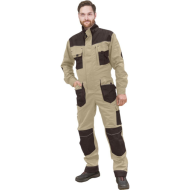 KOMBINEZON ROBOCZY LEBER-HOLLMAN LH-FMN-O BIAŁO-SZARO-NIEBIESKI