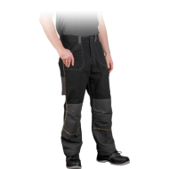 SPODNIE OCHRONNE REIS LANDBAX BAX-T OSTRZEGAWCZE DO PASA ZIELONO-ŻÓŁTE