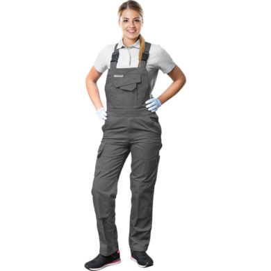 SPODNIE ROBOCZE LEBER-HOLLMAN LH-WOMBISER OGRODNICZKI DAMSKIE SZARE SPODNIE ROBOCZE LEBER-HOLLMAN LH-WOMBISER OGRODNICZKI DAMSKIE SZARE