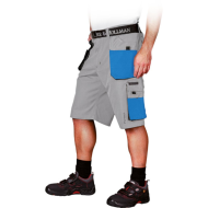 SZORTY ROBOCZE LEBER-HOLLMAN LH-FMN-TS KHAKI-CZARNO-SZARE