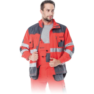 BLUZA ROBOCZA LEBER-HOLLMAN LH-FOOD_JBU HACCP BIAŁA