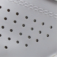 KLAPKI ROBOCZE MEDIBUT BMKLADZSP PEŁNE SKÓRZANE ANTYPOŚLIZGOWE ORTOPEDYCZNE BIAŁE