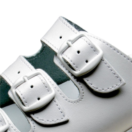 KLAPKI ROBOCZE MEDIBUT BMKLA3PASSP SKÓRZANE ORTOPEDYCZNE ANTYPOŚLIZGOWE BIAŁE