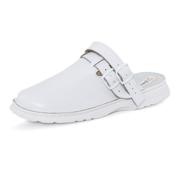 KLAPKI ROBOCZE PROCERA ARIEL PROFILAKTYCZNE PEŁNE Z PASKIEM BIAŁE