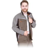 BLUZA ROBOCZA LEBER-HOLLMAN NEW AGE LH-NA-J  GRANATOWO-CZARNO-POMARAŃCZOWA