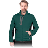 BLUZA ROBOCZA LEBER-HOLLMAN FORMEN LH-FMNX-J OSTRZEGAWCZA CZERWONO-GRANATOWO-SZARA