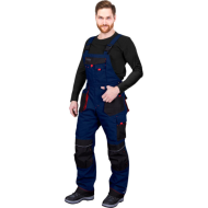 SPODNIE ROBOCZE LEBER-HOLLMAN LH-FMNW-B OGRODNICZKI OCIEPLANE BEŻOWO-BRĄZOWO-CZARNE