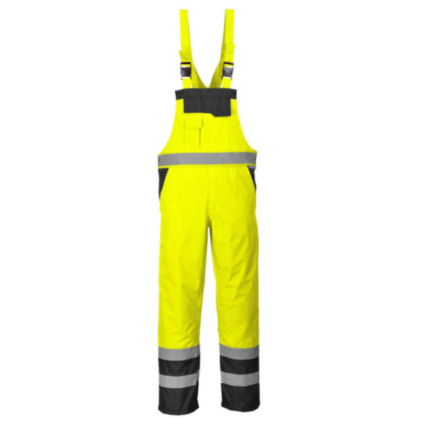 SPODNIE ROBOCZE KONTRASTOWE OGRODNICZKI  PORTWEST PRW-S488YBR OSTRZEGAWCZE WODOODPORNE ŻÓŁTO-CZARNE SPODNIE ROBOCZE KONTRASTOWE OGRODNICZKI  PORTWEST PRW-S488YBR OSTRZEGAWCZE WODOODPORNE ŻÓŁTO-CZARNE