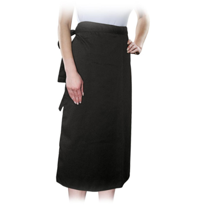 FARTUCH ROBOCZY LEBER-HOLLMAN CHEFS KITCHEN LH-PRUNER PRZEDNI  CZARNY