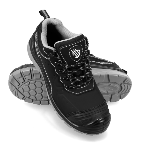 PÓŁBUTY ROBOCZE PROCERA VICTOR LOW S3 SR FO BUTY BEZPIECZNE Z NUBUKU CZARNE