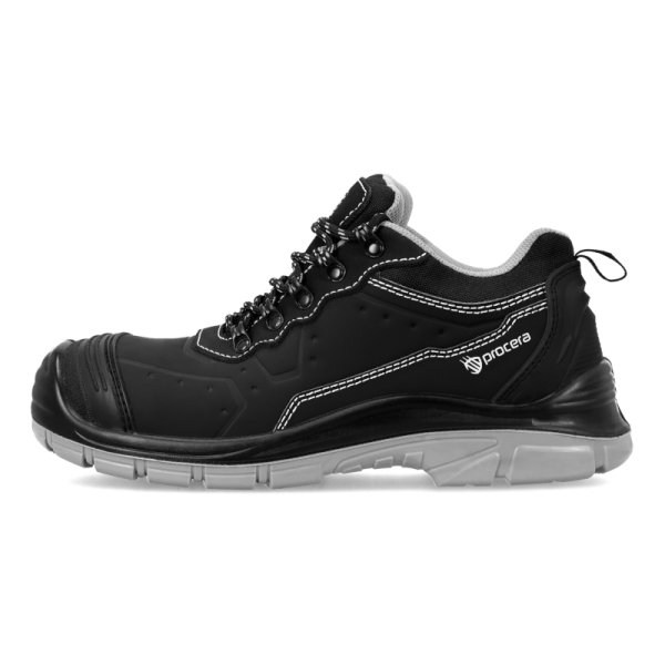 PÓŁBUTY ROBOCZE PROCERA VICTOR LOW S3 SR FO BUTY BEZPIECZNE Z NUBUKU CZARNE