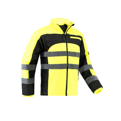 KURTKA ROBOCZA PROCERA ALERTO OCIEPLANA Z ODBLASKAMI ŻÓŁTO-CZARNA