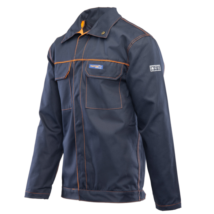 BLUZA ROBOCZA POLSTAR PROFFLAM AOBL ANTYSTATYCZNA 100% BAWEŁNA GRANATOWA