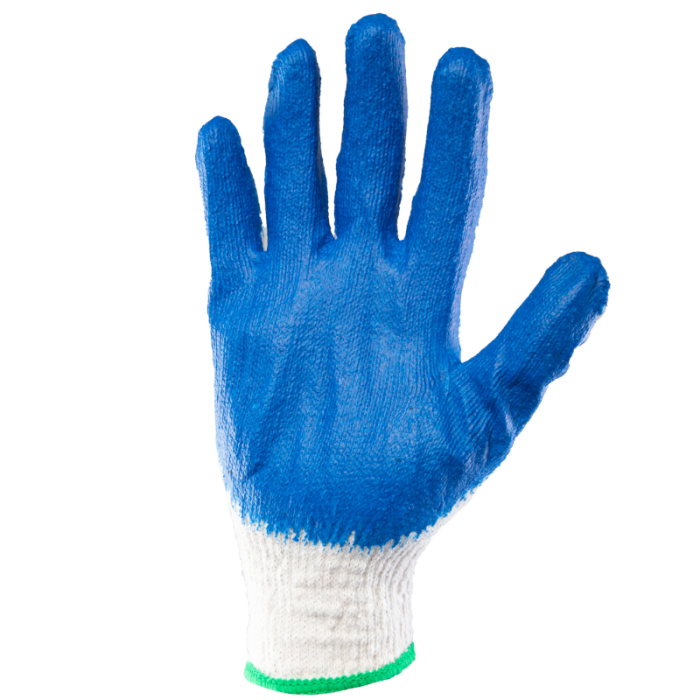 RĘKAWICE ROBOCZE POLSTAR RRWK POWLEKANE GUMĄ NIEBIESKIE