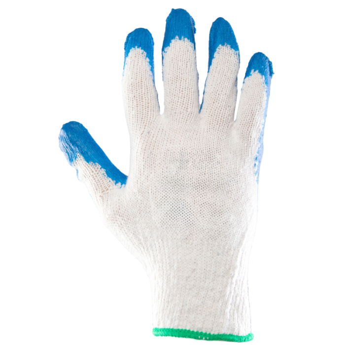 RĘKAWICE ROBOCZE POLSTAR RRWK POWLEKANE GUMĄ NIEBIESKIE