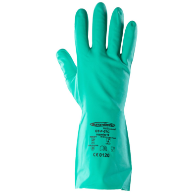 RĘKAWICE ROBOCZE POLSTAR SUMMITECH SUMIGREEN PRO.GT-F-07 C NITRYLOWE KWASOODPORNE/OLEJOODPORNE 33 CM ZIELONE RĘKAWICE ROBOCZE POLSTAR SUMMITECH SUMIGREEN PRO.GT-F-07 C NITRYLOWE KWASOODPORNE/OLEJOODPORNE 33 CM ZIELONE