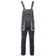 SPODNIE ROBOCZE POLSTAR BRIXTON SPARK ASOG OGRODNICZKI GRANATOWO-ŻÓŁTE